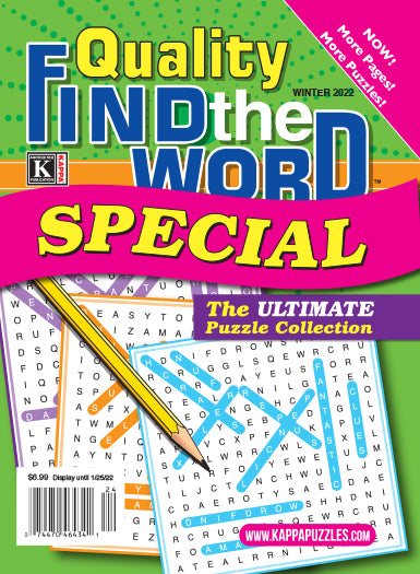 Quality Find the Word Special