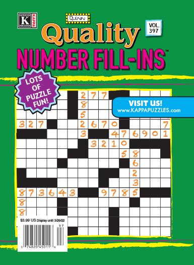 Quality Number Fill-Ins