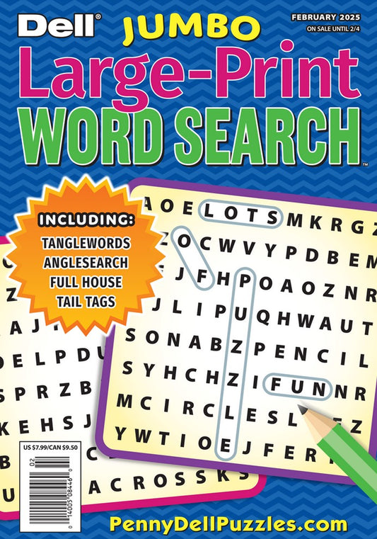 Dell Jumbo Large-Print Word Search