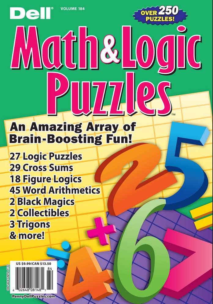 Dell Math Dell Math & Logic Problems Magazine Subscription for $18.97 at ...