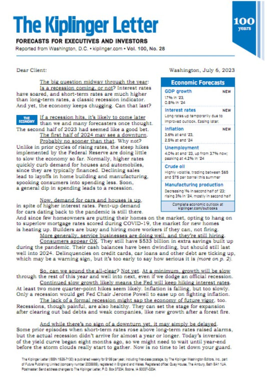 Kiplinger Letter