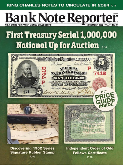 Bank Note Reporter