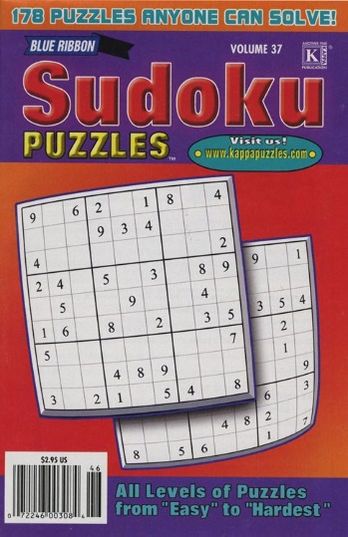 Blue Ribbon Sudoku Puzzles
