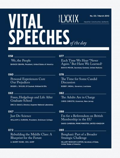 Vital Speeches of the Day